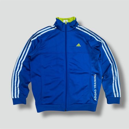 Adidas training vintage blue track jacket 90s trainings jack