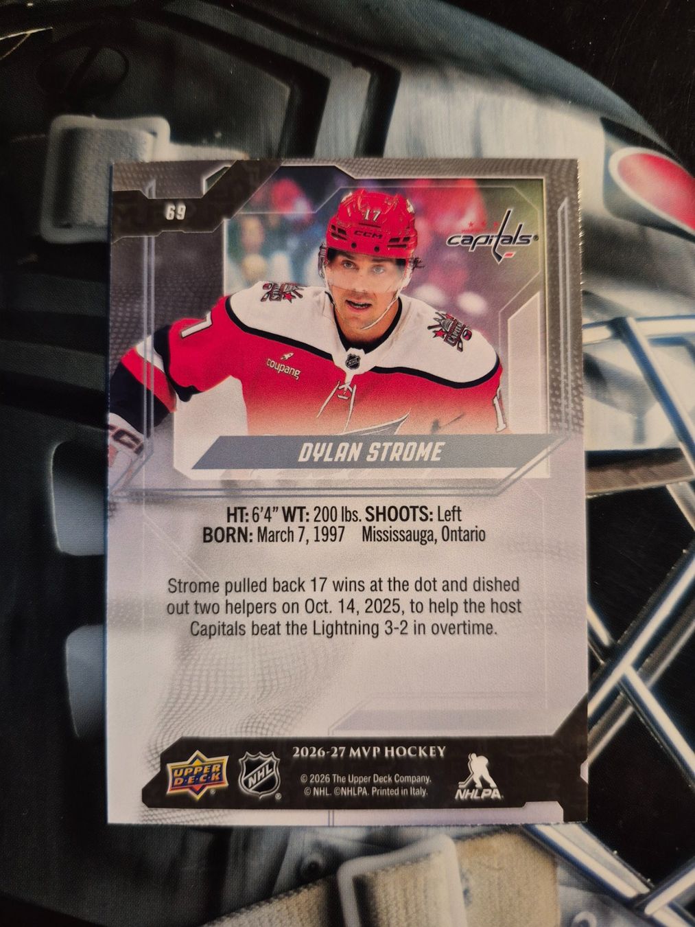 NHL Carte collezionabili: NHL Dylan Strome Washington Capitals – Usato da Treiten venduto da Sauber73 1