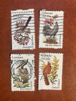 USA 1982 Lot Vögel und Blumen der Bundesstaaten 3 gestempelt