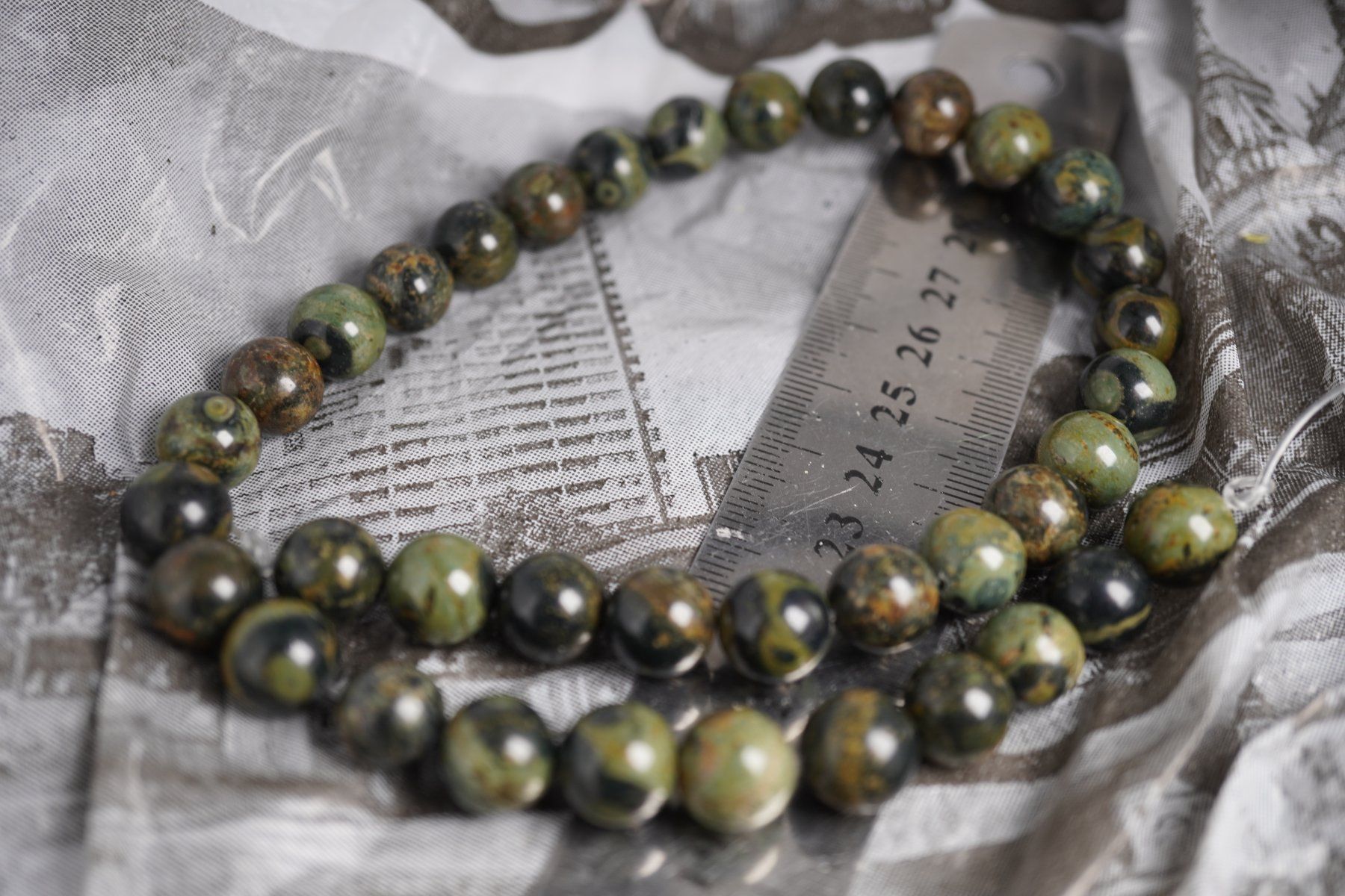 Mineralien & Heilsteine: Kambaba  Jasper    Strang ca12mm ab  1.-     Räumung – Neu und originalverpackt aus Eschenbach SG von topstone 1