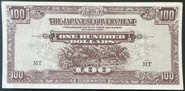 Malaya 100 Dollar (1944) "Japanese Occupation" -non circ/unz