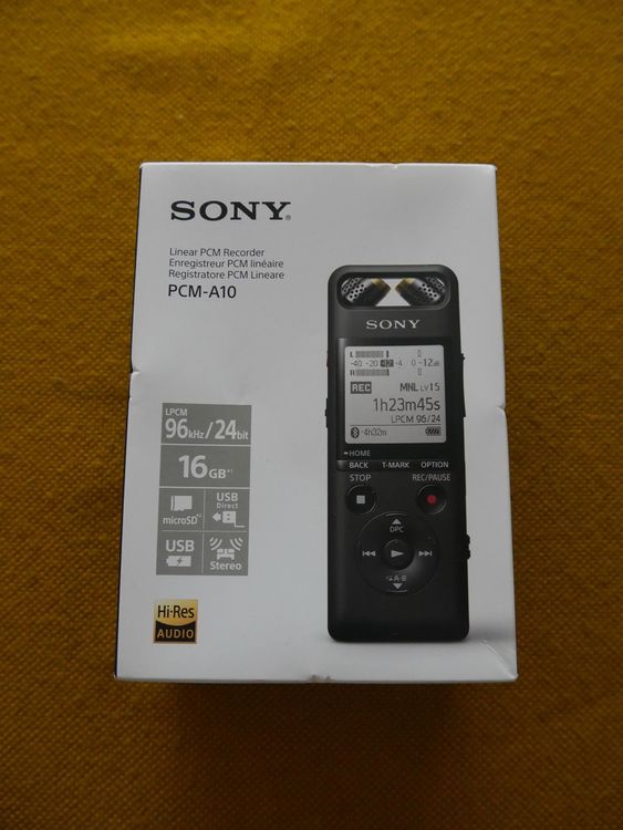 Sony Linear Pcm Recorder Pcm A Kaufen Auf Ricardo