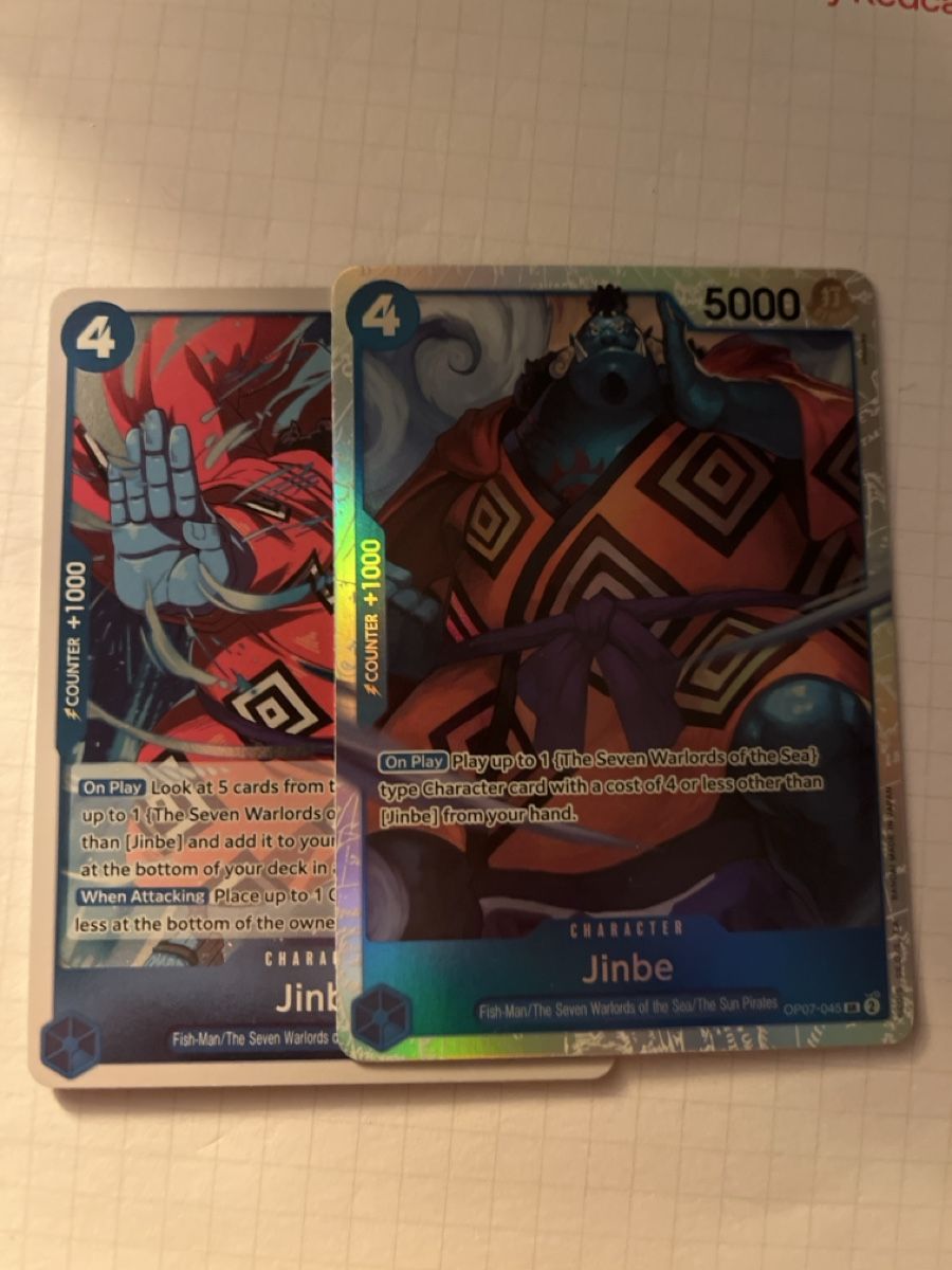 Bandai Carte collezionabili: OP07-045 SR Jinbe 2x – Nuovo (secondo la descrizione) da Horgen venduto da Raphael.heini