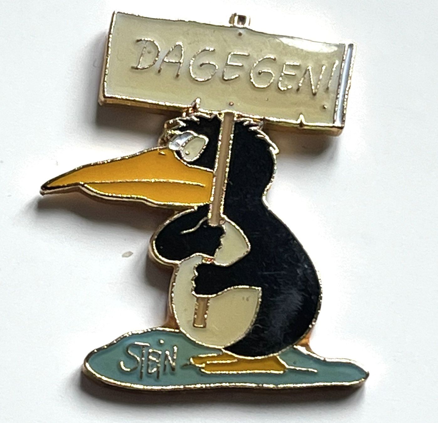 Placchette & Badge: Pin Maus Uli Stein Dagegen – Usato da Kriens venduto da TSCH1