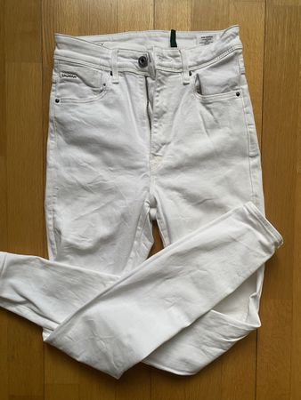 G-Star RAW High Skinny jeans white, size 28/32.