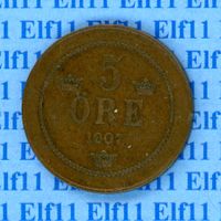SEK___0.05 1907 ss-vz 5 Öre
