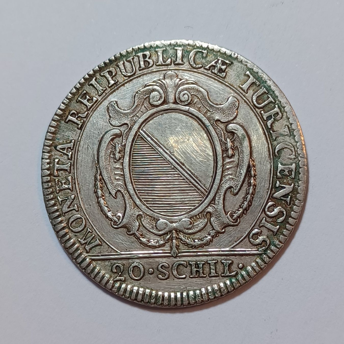 Tutti le monete: 20 Schilling 1776 Zürich – Usato da Pfäffikon ZH venduto da Welt_Muenzen 1