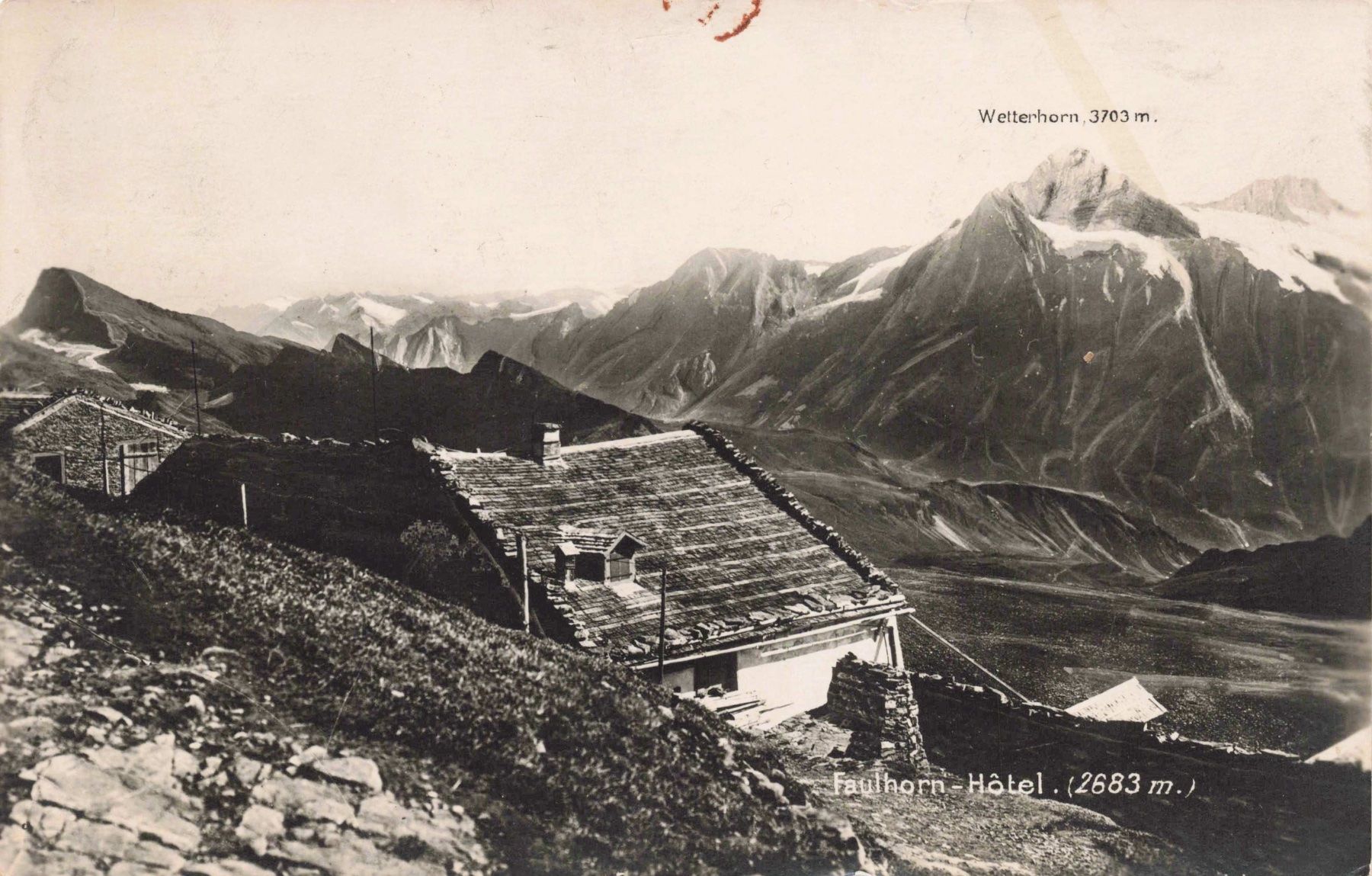 Cartoline postali: Faulhorn hotel – Usato da Biasca venduto da Blenio71