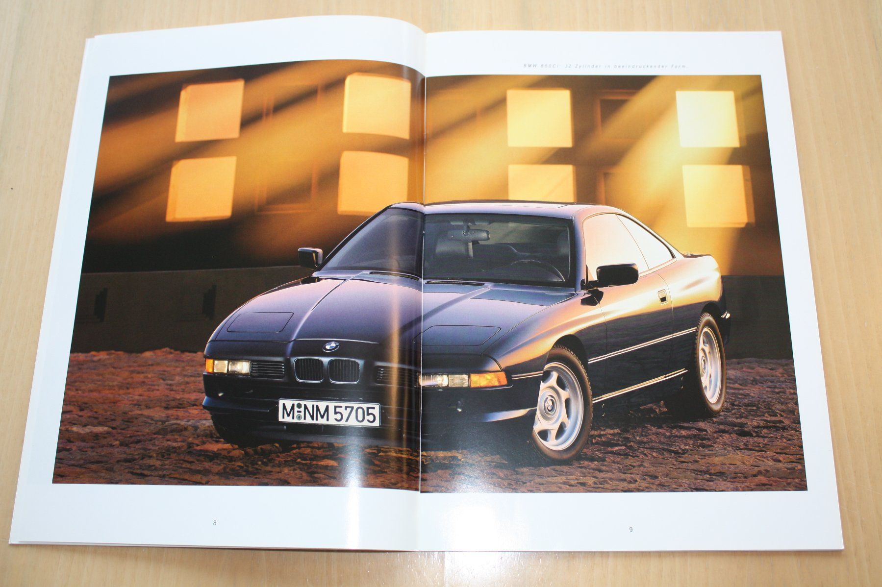 BMW Documenti: BMW 8er Coupe Prospekt 1994 – Usato da Wikon venduto da erwin400 2