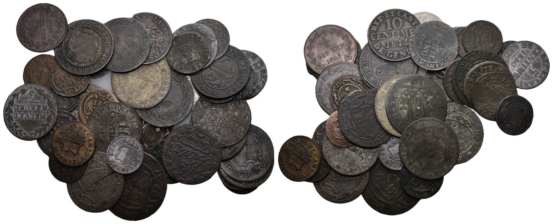 Alle Münzen: Kantonalmünzen Lot – Gebraucht aus Bern von numismatictops