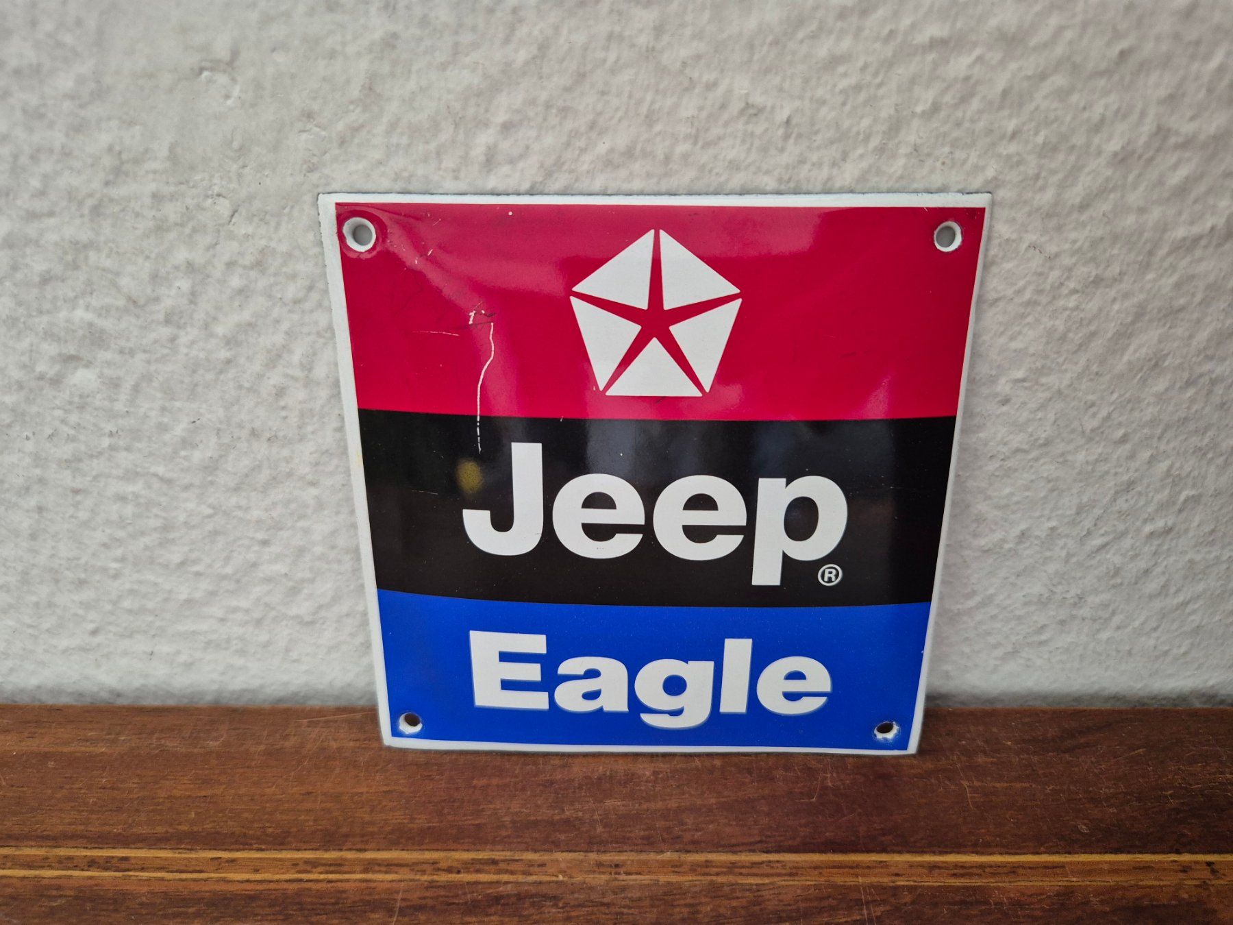 Jeep Schilder: Emailschild Jeep Eagle Werkstatt Service Logo Emaille Schild – Neu (gemäss Beschreibung) aus Schaffhausen von pfanis09 2