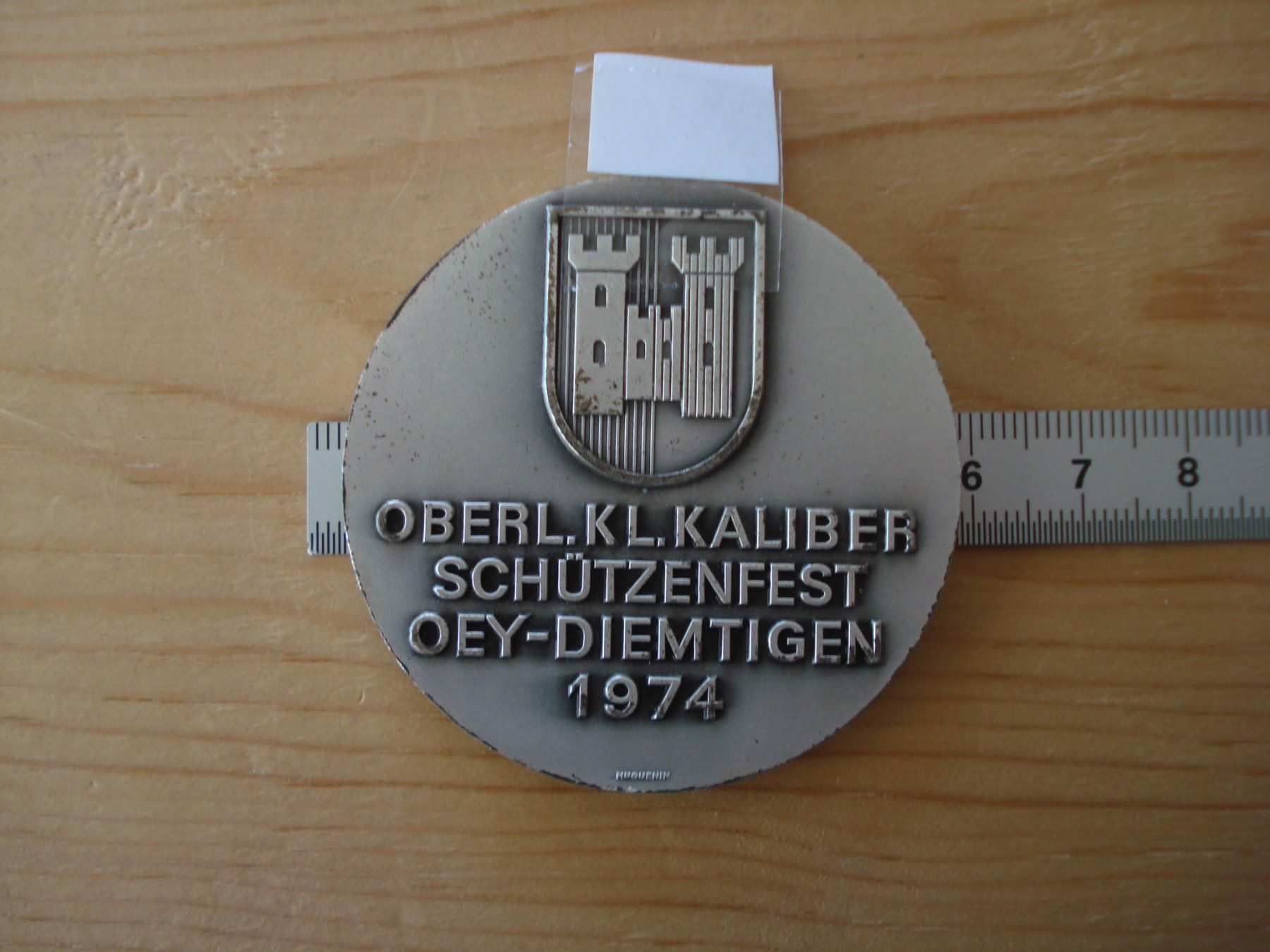 Medaillen: (RO) BE Diemtigen 1974 – Gebraucht aus Erlach von Net-Coins 1
