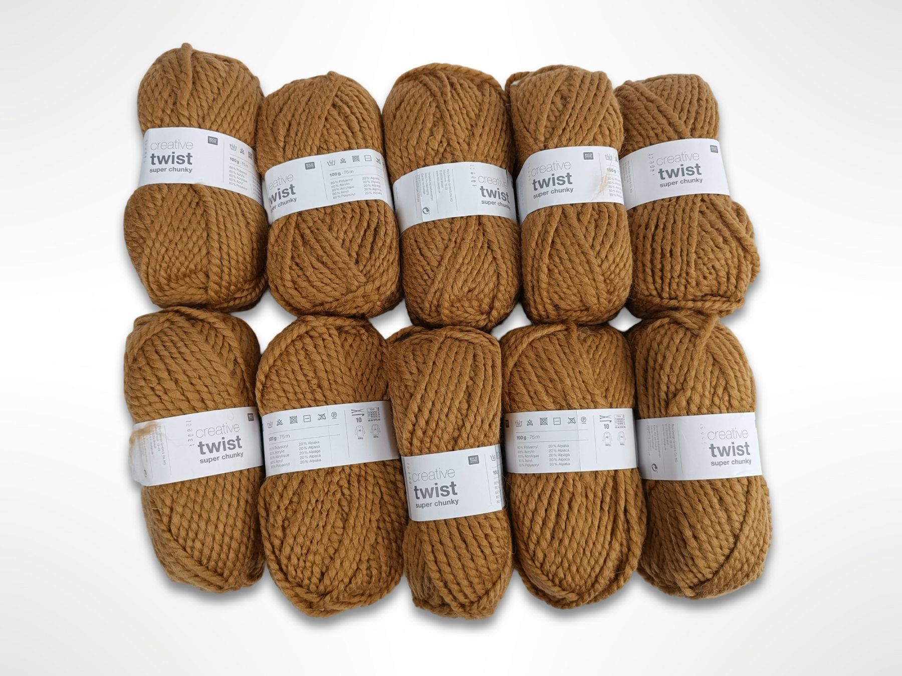 Lana: RICO DESIGN dicke Wolle Kamelbraun 10 Stk. – Nuovo (secondo la descrizione) da Suhr venduto da Restwert_Suhr 2