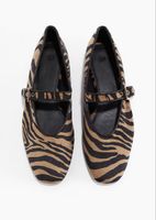 Ballerina H&M velour Tiger Zebra animal print Size 35-36 New