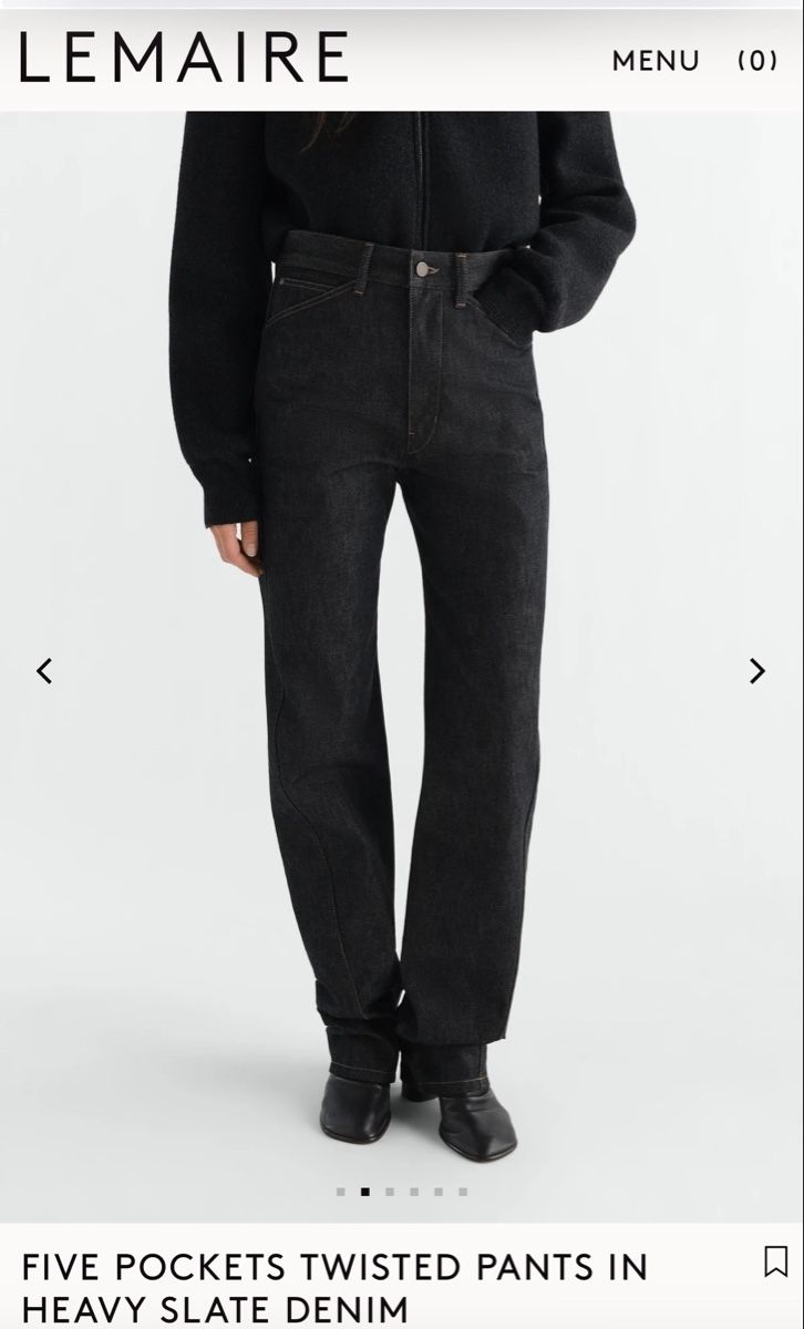 Lemaire Jeans: Lemaire Twisted pants – Usato da Bern venduto da flo_yc6p 7