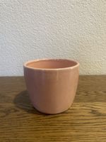 Blumentopf Keramik rosa neuwertig