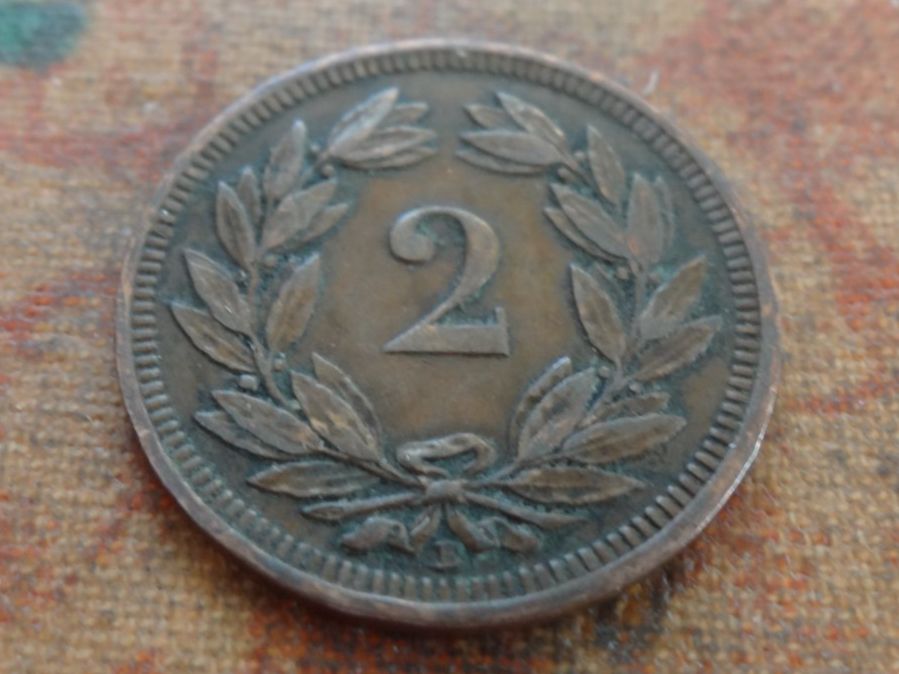 Tutti le monete: 2 Rp. 1897  (A) – Usato da Romanel-sur-Lausanne venduto da Swift13 1