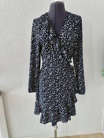 🌸 Only Wickelkleid Blau Weiss Gr. 38 🌸 wie neu