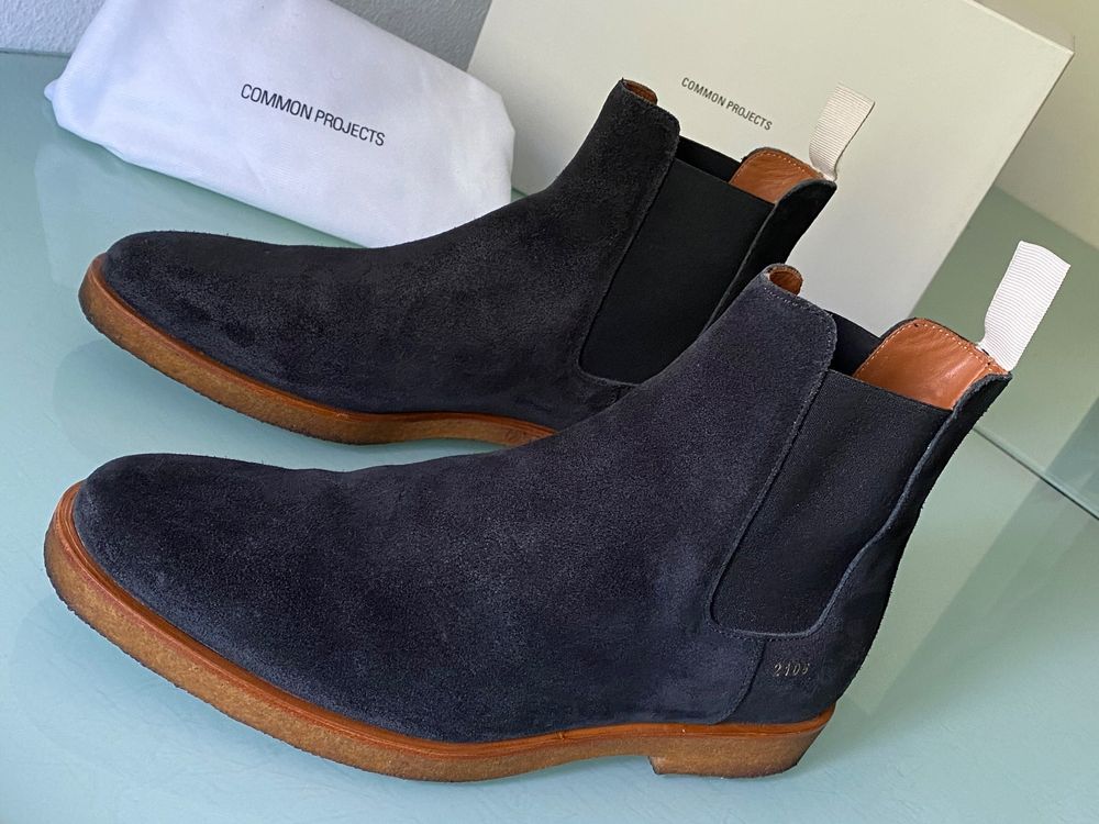 COMMON PROJECT Chelsea Wax Schwarz Wildleder Boot Stiefel 42 Kaufen auf Ricardo