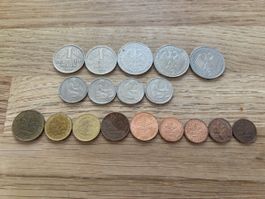 Konvolut Deutsche Mark und Pfennig Münzen 