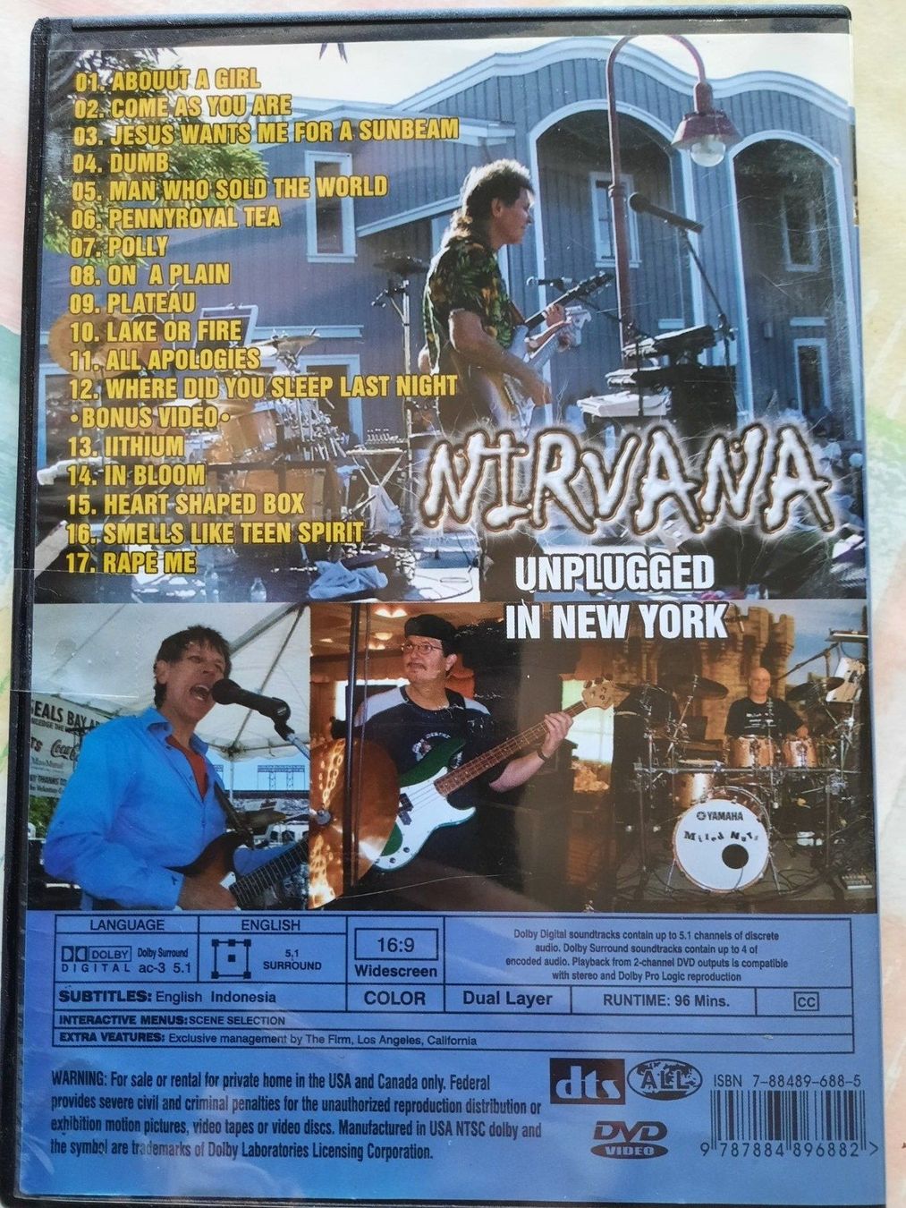 Tutti i DVDs: DVD Nirvana - Unplugged in New York – Usato da Pully venduto da bro_n52j 2