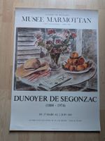 DUNOYER DE SEGONZAC: Ausstellungsplakat 1985 Paris