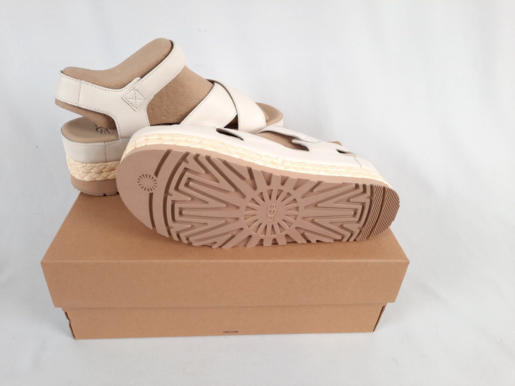 Ugg Damenschuhe: UGG Aubrey Ankle Strap Sandalen Beige Gr. 39 – Neu (gemäss Beschreibung) aus Beinwil am See von Restwert_Beinwil 4