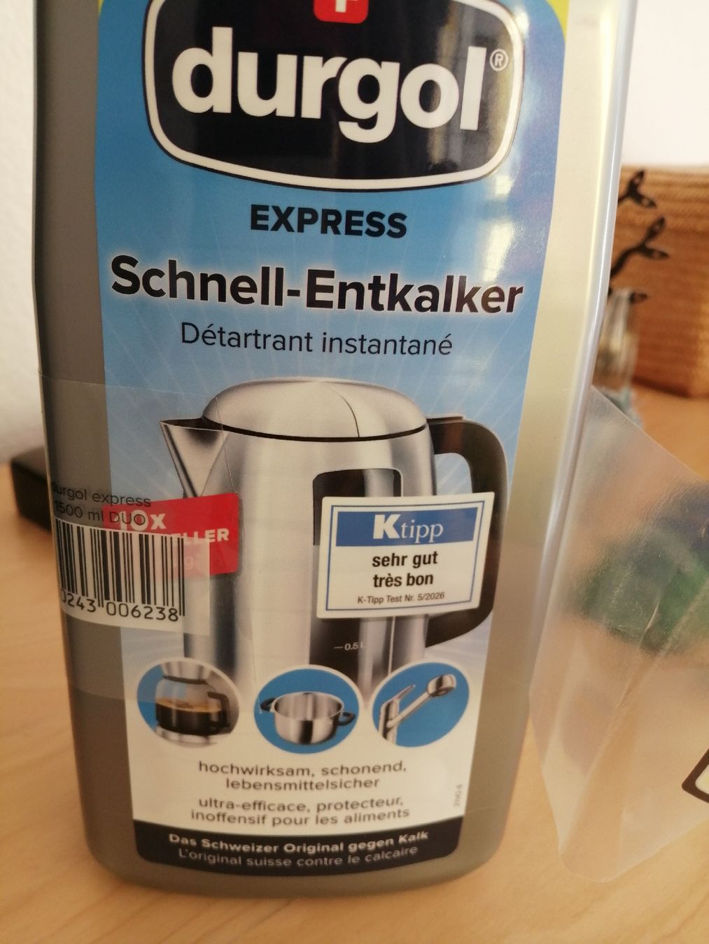Prodotti di pulizia: Durgol Schnellentkalker 1500ml – Nuovo e nell'imballaggio originale da Windisch venduto da mer_6cjk 1