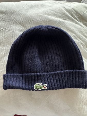 Lacoste Mütze, dunkelblau, Top Zustand