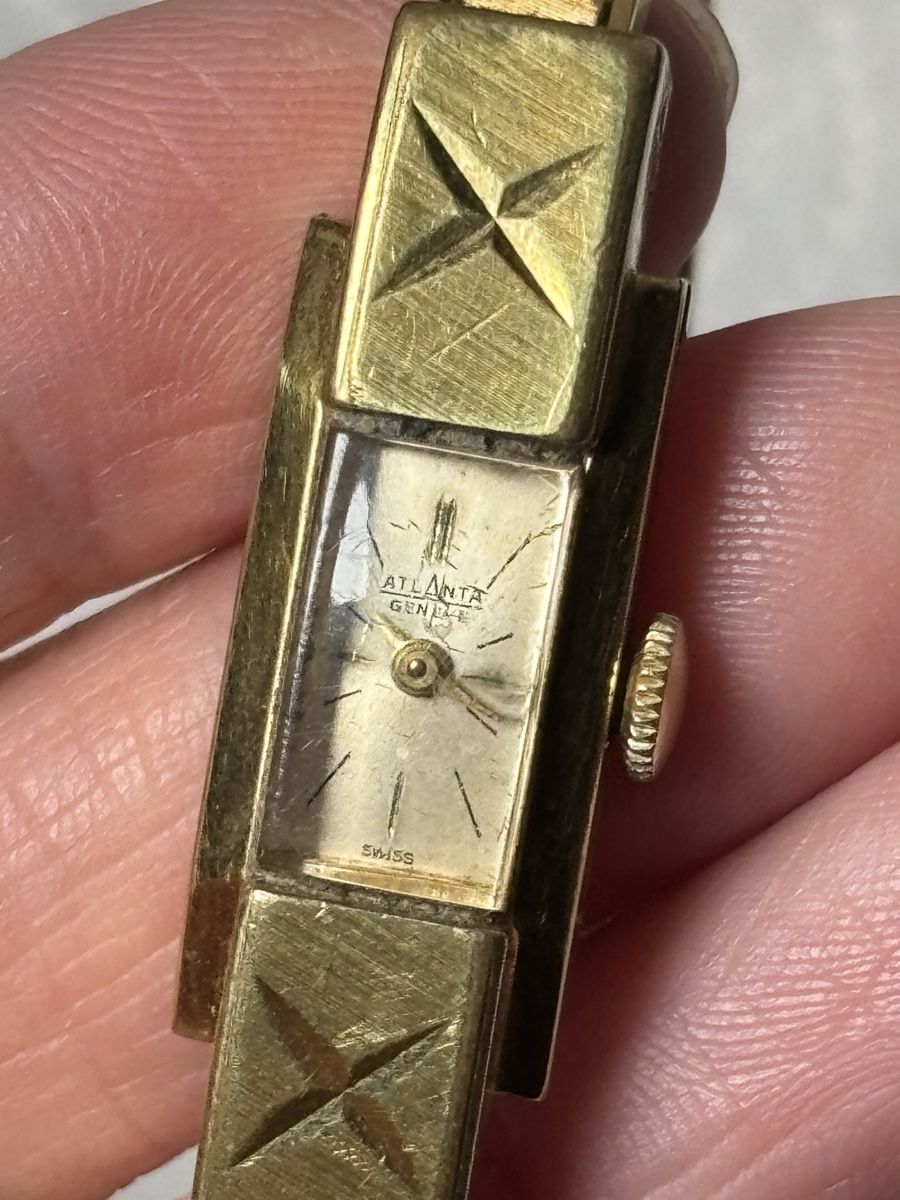 Swiss Orologi: Gold plated vintage watch – Difettoso da Confignon venduto da Second_Hand_Ch