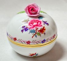 Herend Porzellan Nanjing Bouquet Zuckerdose