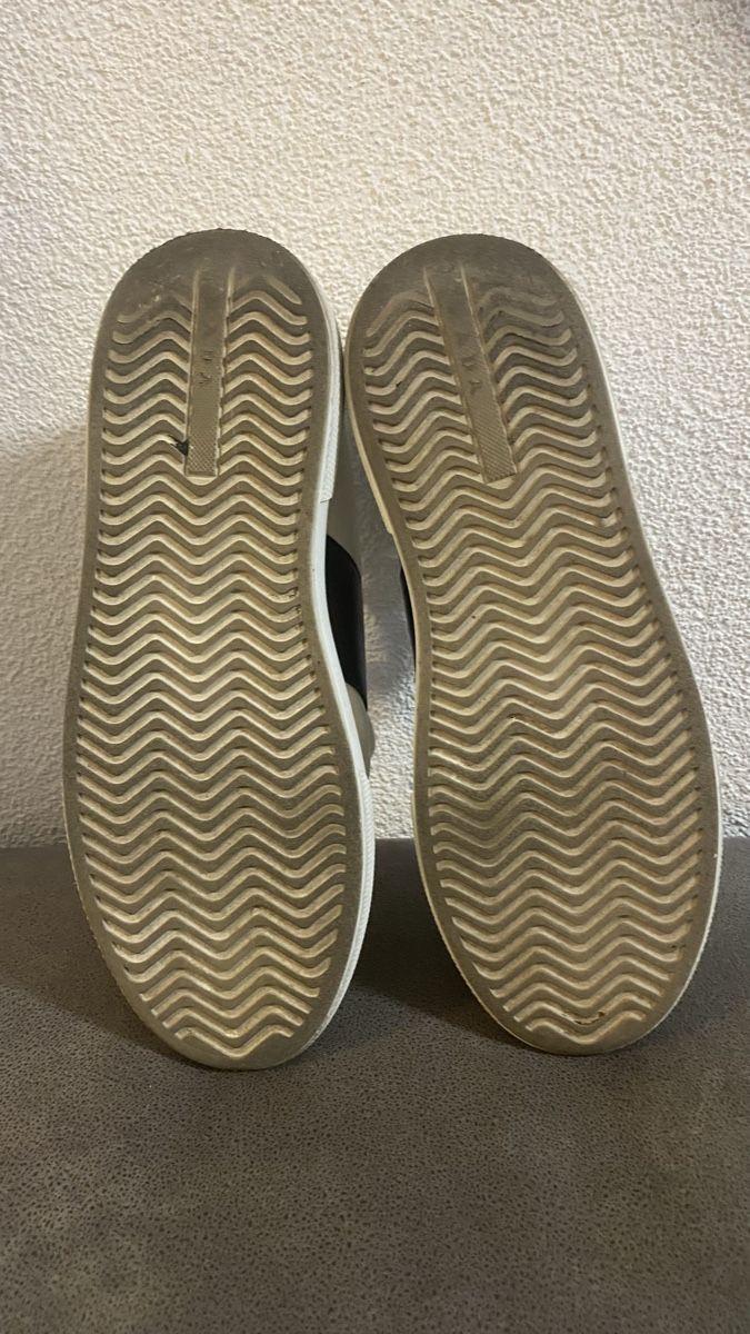Prada Scarpe da uomo: Prada Sneakers Leder Weiss Grösse 39 1/2  – Usato da Zürich venduto da Timi80 7