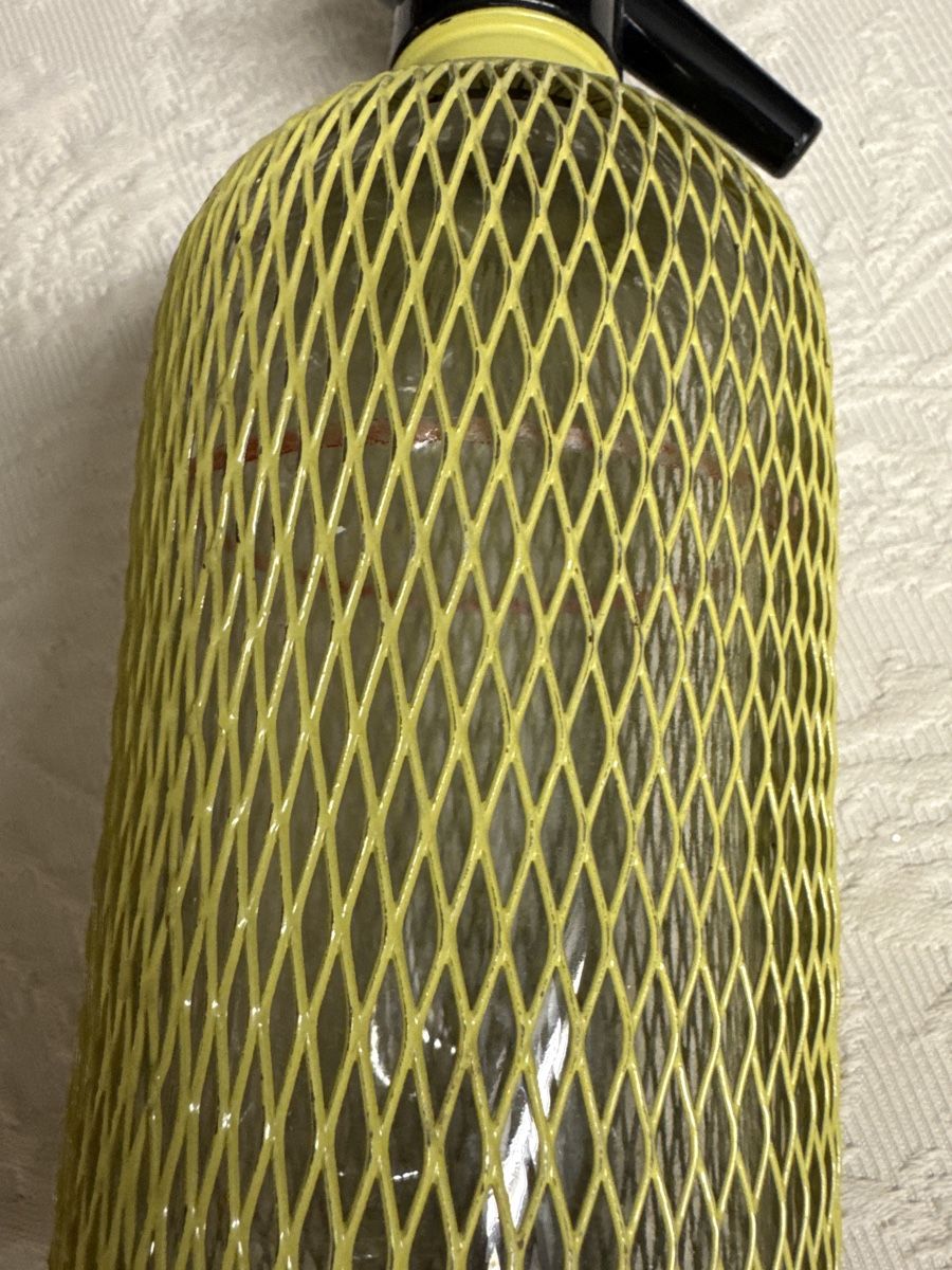 Flaschen: Seltener Sodasiphon mit Metallnetz – Gebraucht aus Gams von ver_n7n9 4