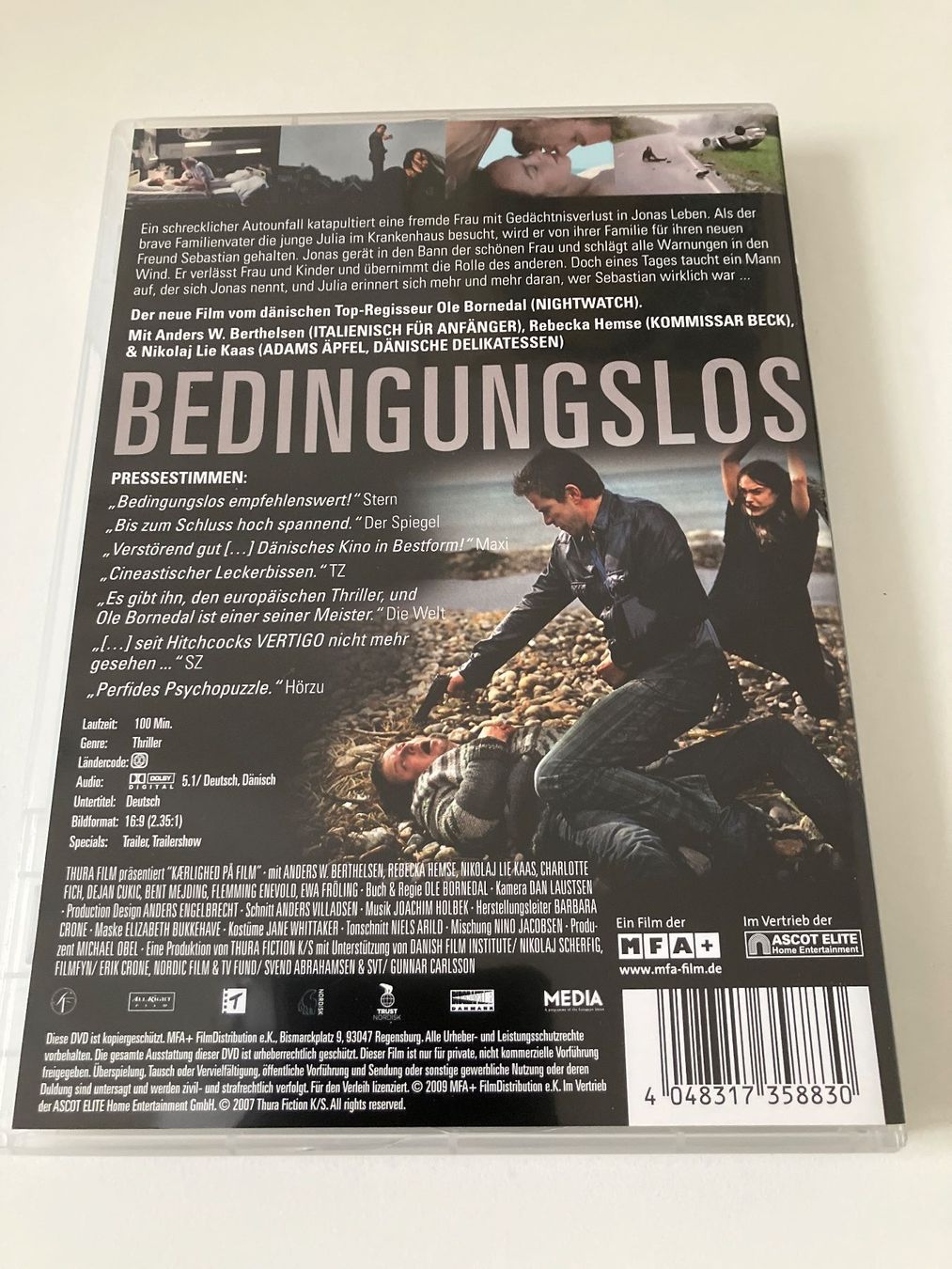 Alle DVDs: Bedingungslos  (Dvd) Ole Bornedal – Gebraucht aus Arbon von HelFer01 1