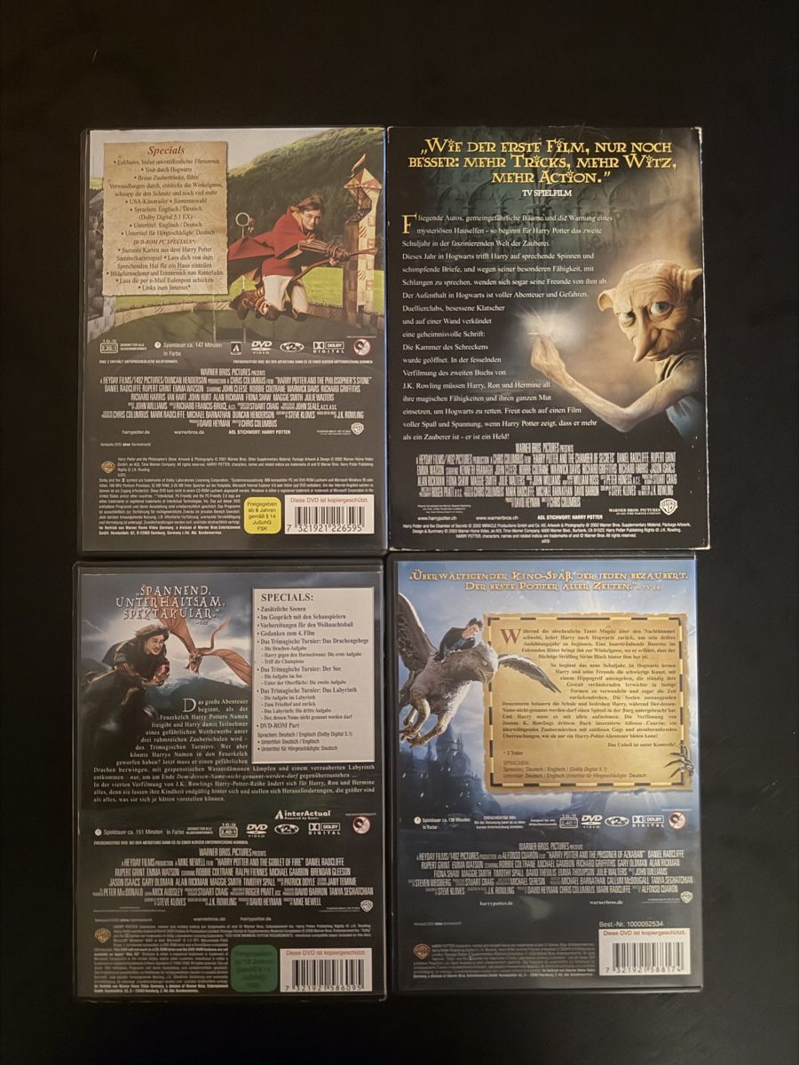 Tutti i DVDs: Harry Potter DVD Box Set 7 Filme gute Sammlung – Usato da Lausen venduto da EisAmStiel94 2