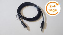 Audiokabel 2x 3.5 mm Klinke, Stereo, 2 m
