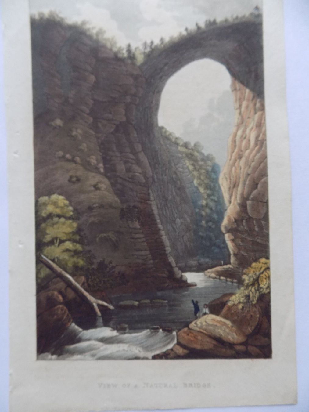 Incisioni: Natural Bridge Kupferstich – Usato da Risch venduto da Antikfee 2