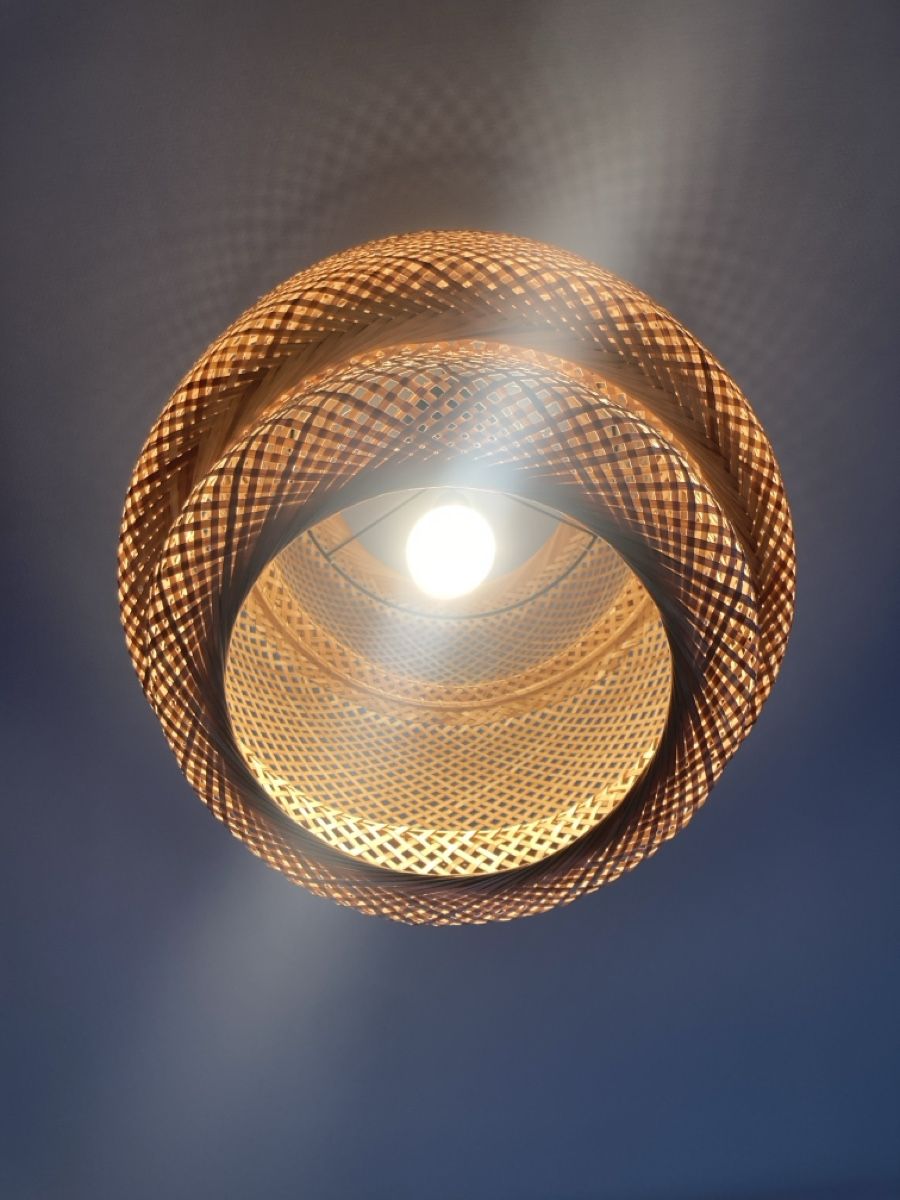Ikea Kronleuchter & Deckenlampen: Decken Lampe Rattan Holz Ikea SINNERLIG – Gebraucht aus Zürich von  1