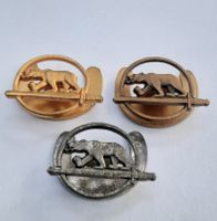 Abzeichen Bär,Schwert,Knopfloch Abzeichen
