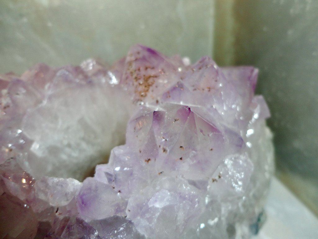 Edelsteine: Wndlicht - Amethyst  mit Rechaudkerze /Unikat – Neu (gemäss Beschreibung) aus Biberist von tl-schmuck 3