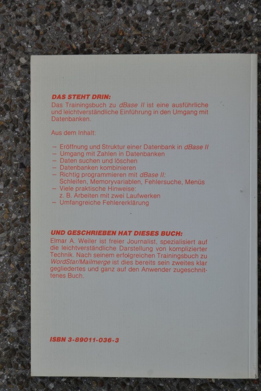 Bücher: dBase II – Neu und originalverpackt aus Wil SG von fanofrio 1