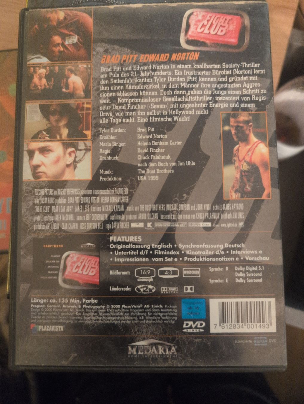 Tutti i DVDs: Fight Club – Usato da Wynau venduto da rem_5tpw 1