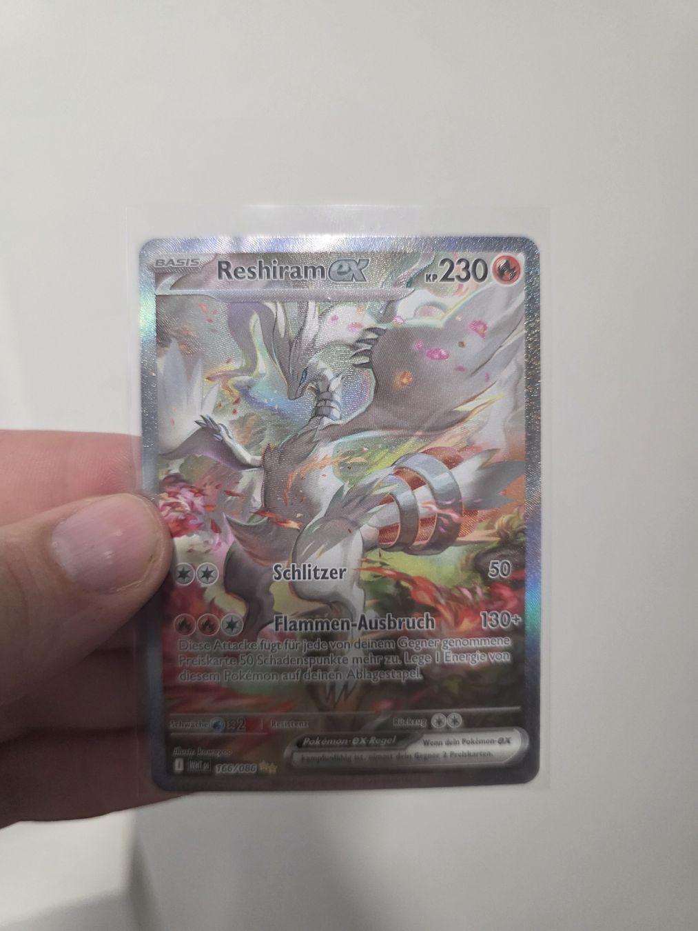 Pokémon Sammelbilder & Trading cards: Reshiram EX 166/086 Deutsch – Neu (gemäss Beschreibung) aus Küblis von Yoshpeke