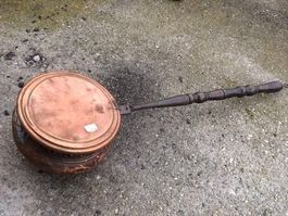 Bettwärmer aus Kupfer ! mit langem Griff