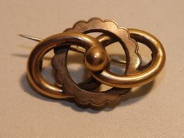 Brosche alte handgemachte Brosche