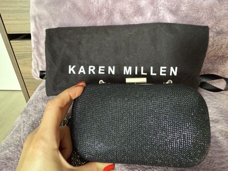 Sac de soirée Karen Millen noir ✨
