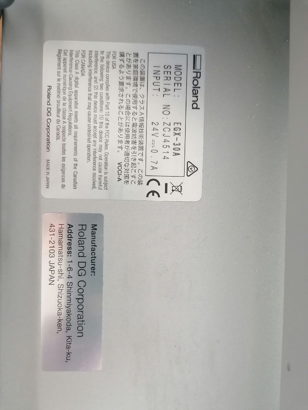Roland Alle Maschinen: Graviermaschine Roland EGX 30A – Gebraucht aus Stettlen von Redno_Hilas 2