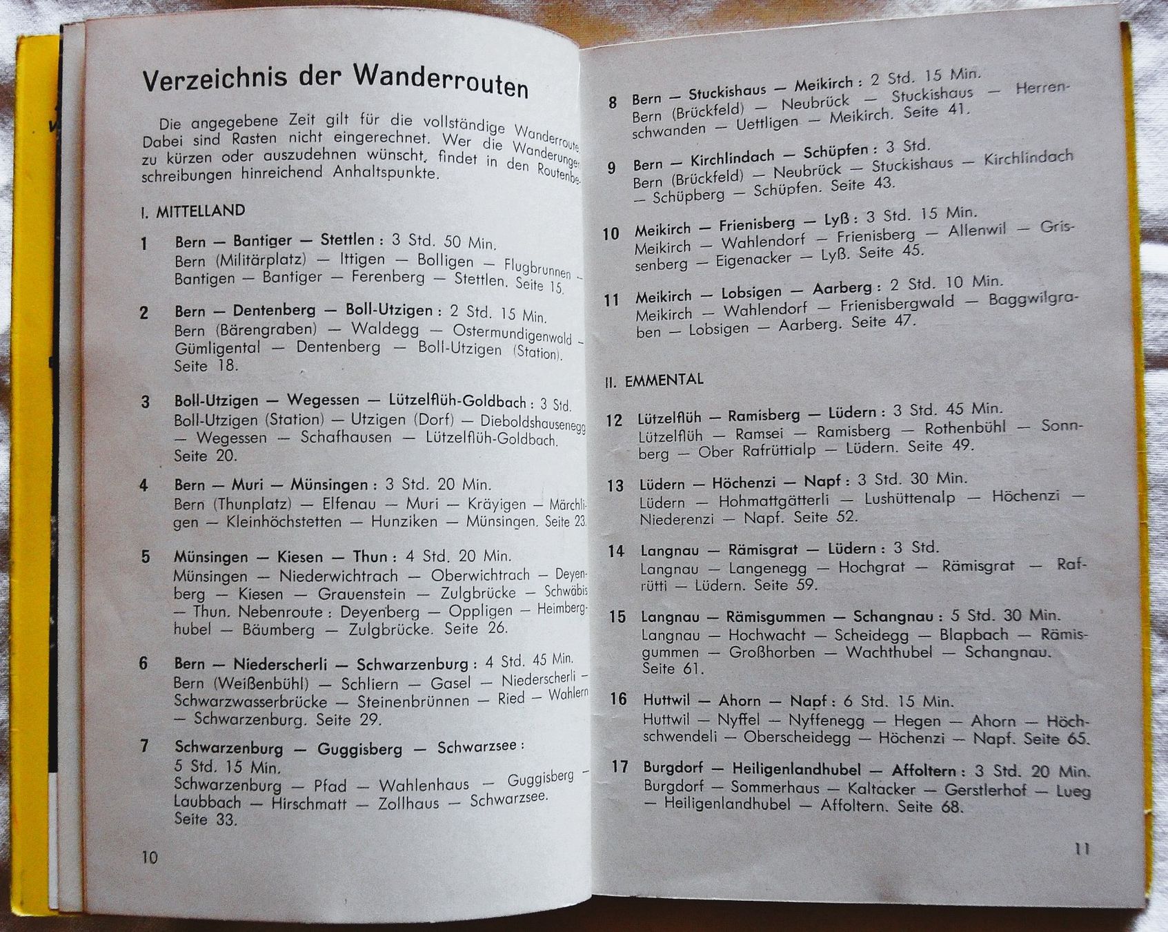 Libri: Berner Wanderwege - Wanderbuch von 1945 – Usato da Niederried b. Kallnach venduto da hanatim 2