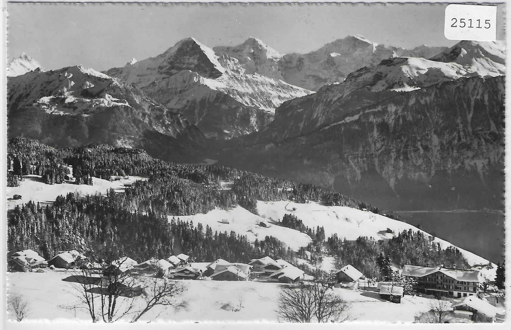 Cartoline postali: Beatenberg - Dorfpartie im Winter – Antico da Ettingen venduto da Kartenplanet