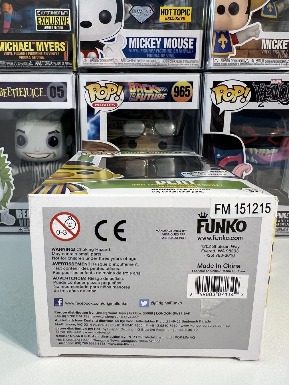 Funko Statuette: Funko POP! Rue Sésame Bert Edition Limitée Floquée – Usato da Le Mouret venduto da perfectbijou 5